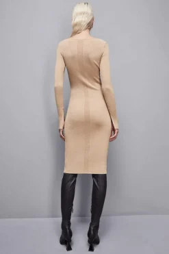 Abito a costine in lurex Essential