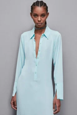 Abito con fusciacca in twill Essential