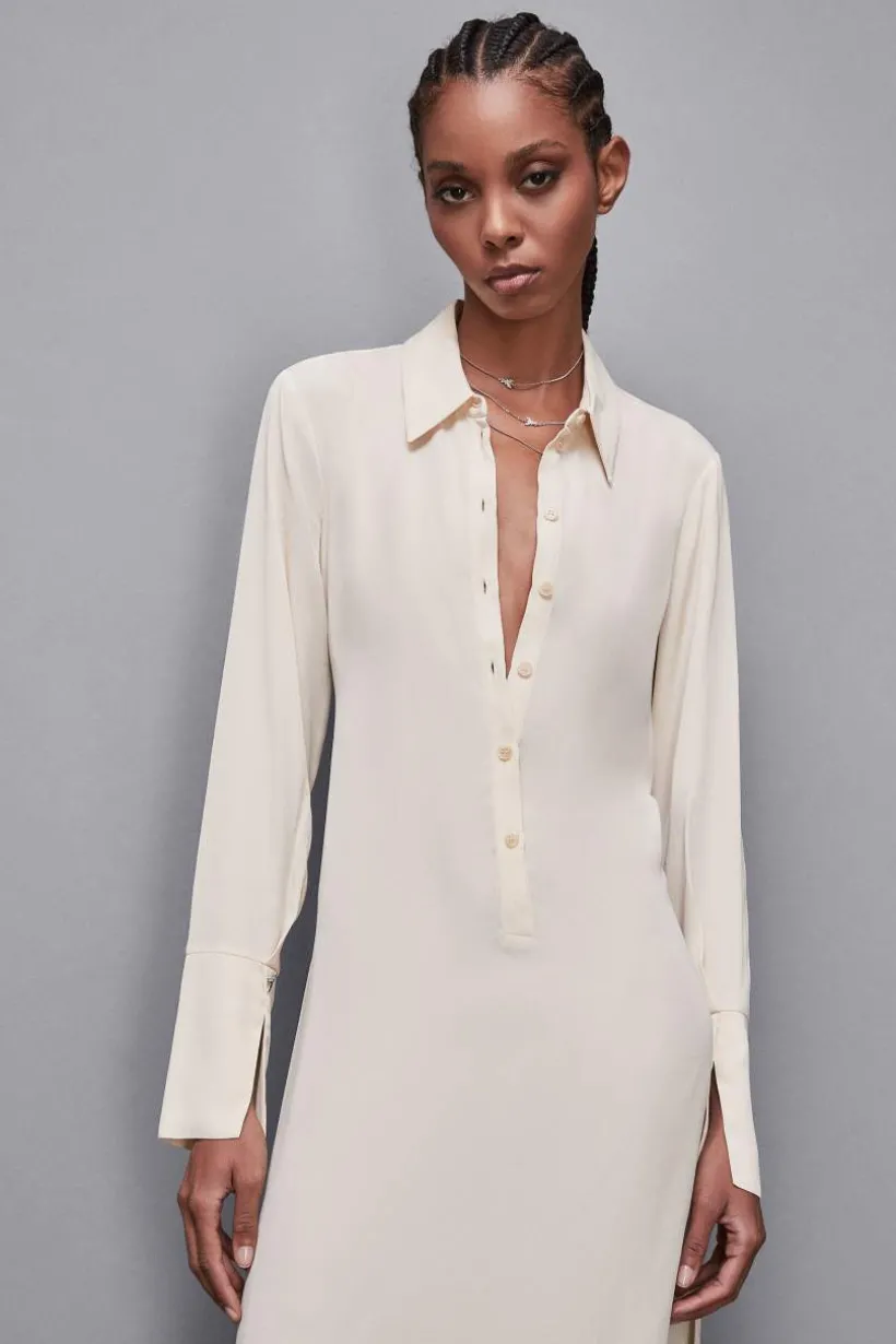 Abito con fusciacca in twill Essential
