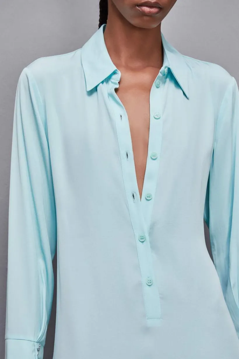 Abito con fusciacca in twill Essential