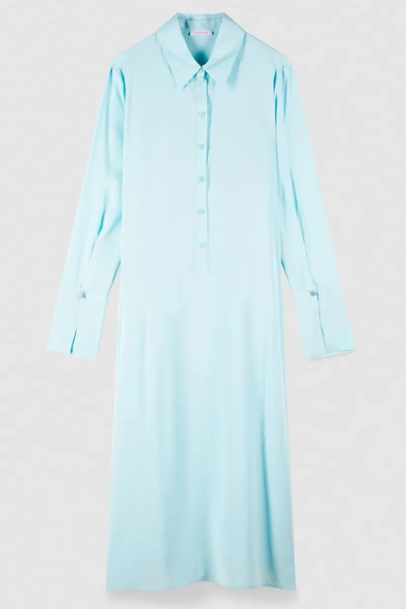 Abito con fusciacca in twill Essential