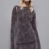 Abito cut out mini in jersey