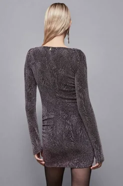 Abito cut out mini in jersey