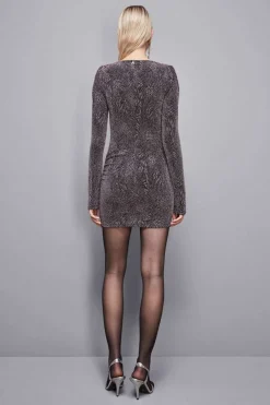 Abito cut out mini in jersey