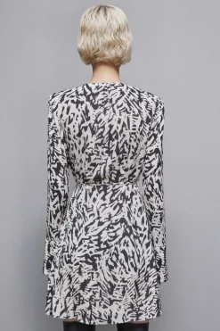 Abito mini in georgette