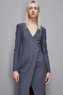 Abito slim fit in lana Essential