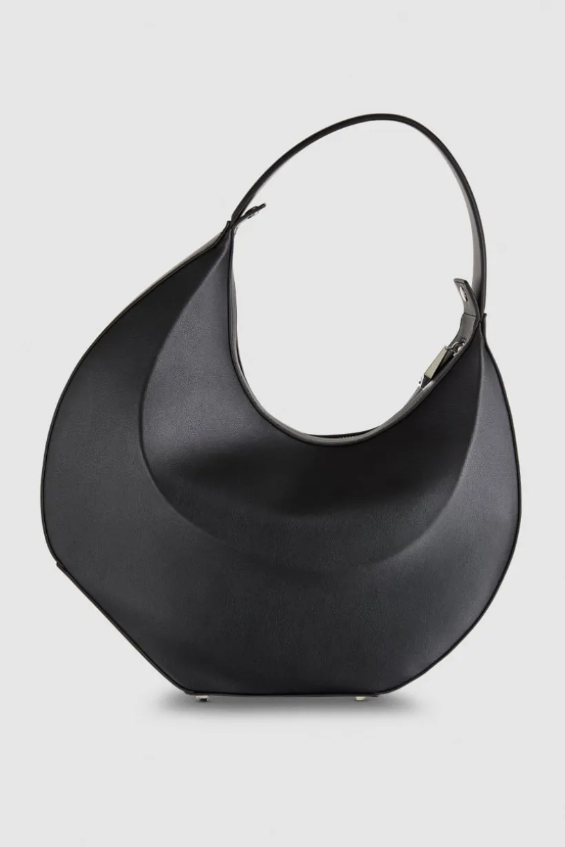 Bangle bag a spalla in pelle