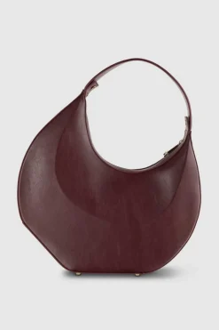 Bangle bag a spalla in pelle