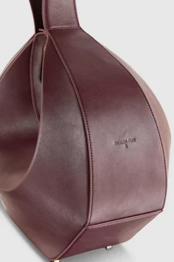 Bangle bag a spalla in pelle