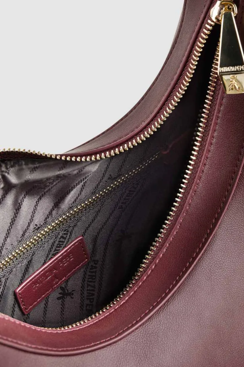 Bangle bag a spalla in pelle