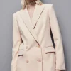 Blazer doppio petto in crepe Essential