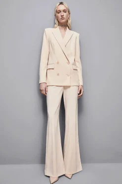 Blazer doppio petto in crepe Essential
