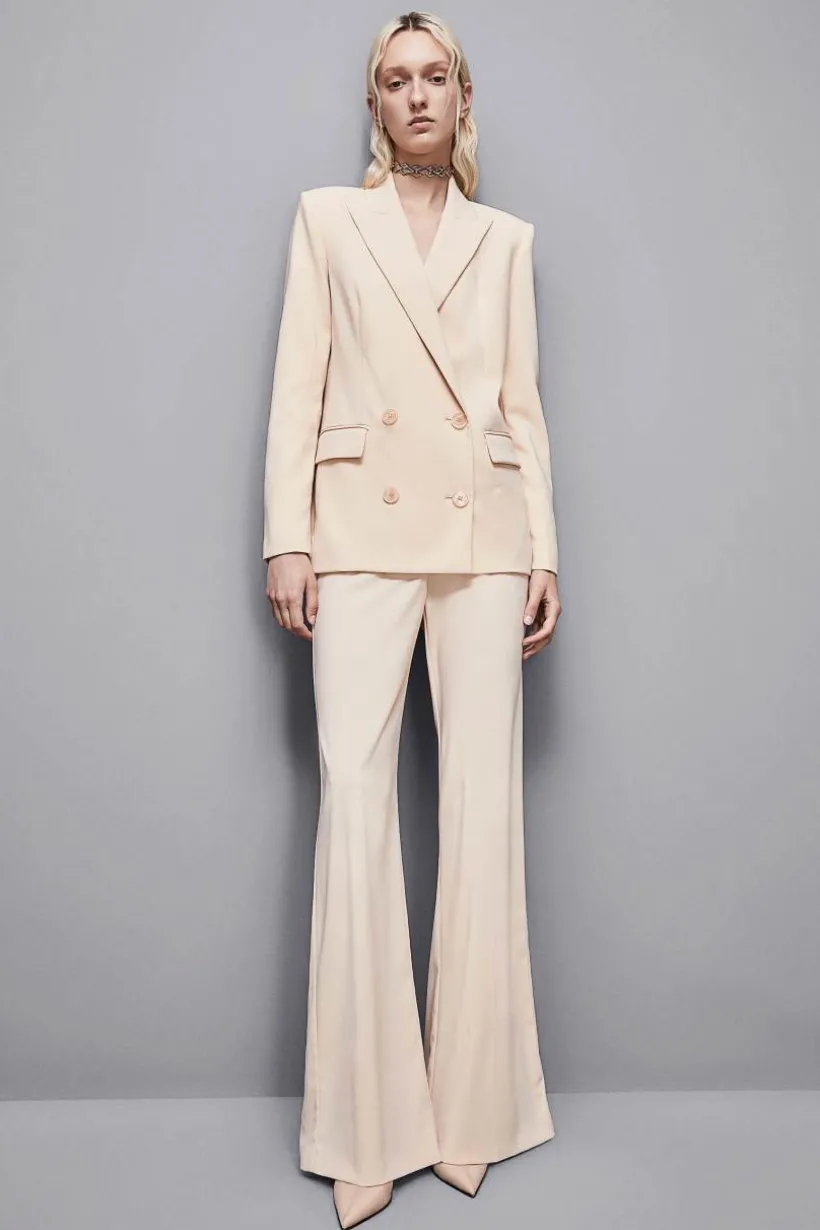 Blazer doppio petto in crepe Essential