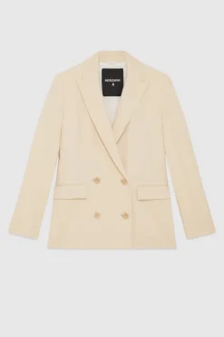 Blazer doppio petto in crepe Essential