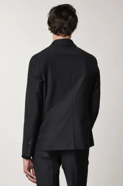 Blazer foderato in fresco lana