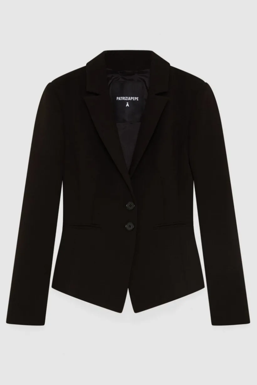 Blazer slim fit in twill