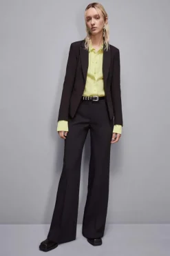 Blazer slim fit in twill