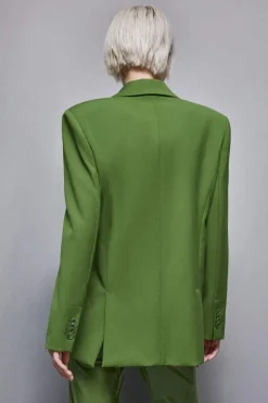 Blazer un bottone in flanella