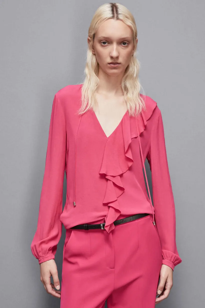 Blusa in crepe Essential