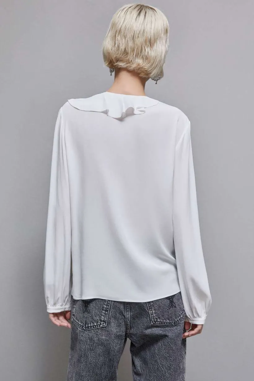 Blusa in crepe Essential