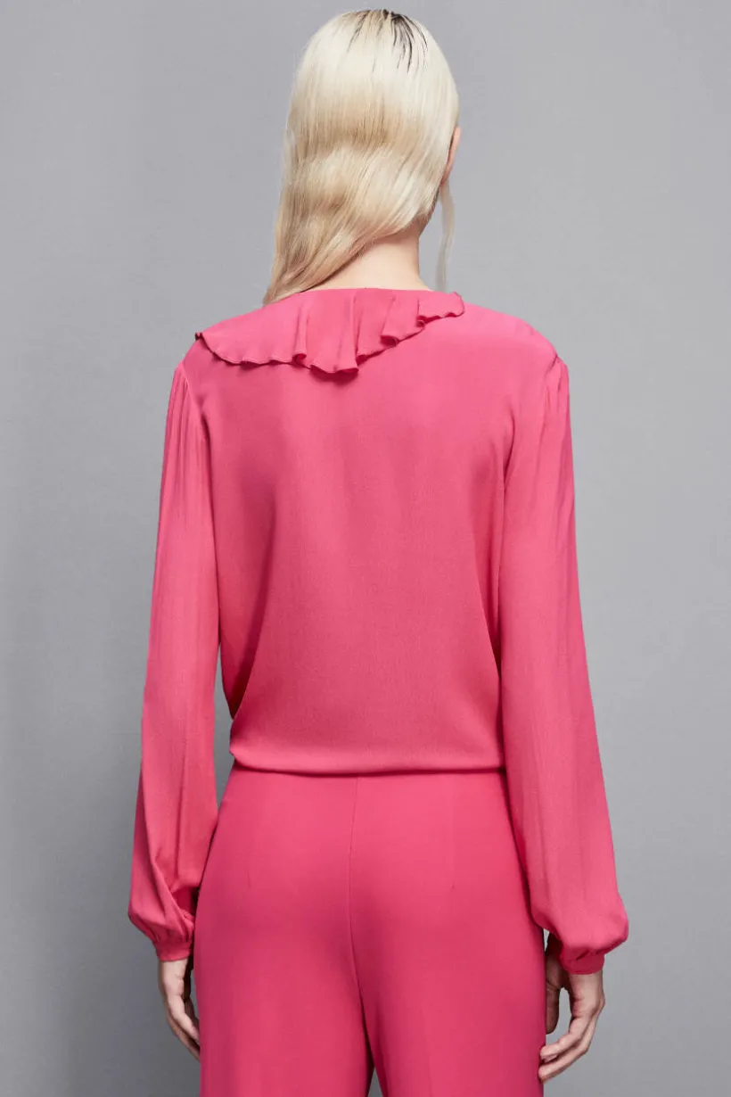 Blusa in crepe Essential