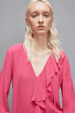 Blusa in crepe Essential