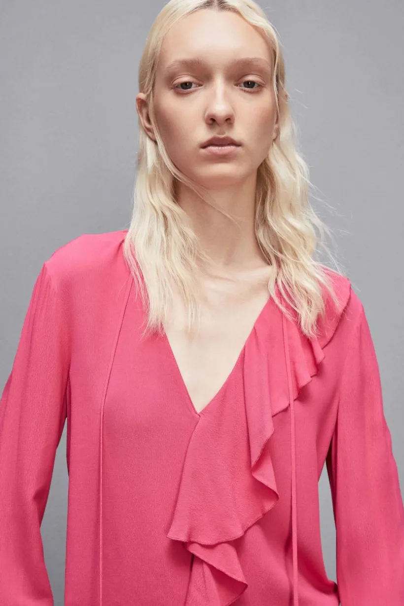 Blusa in crepe Essential
