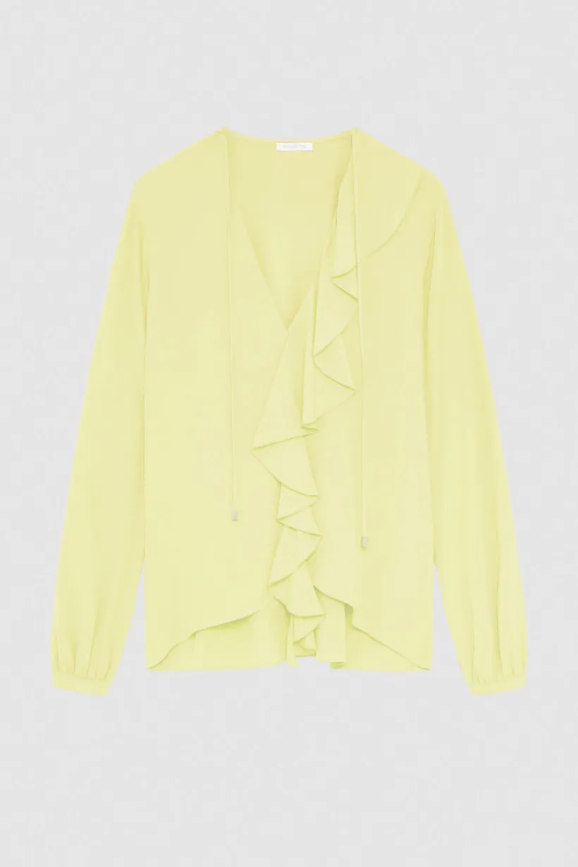 Blusa in crepe Essential