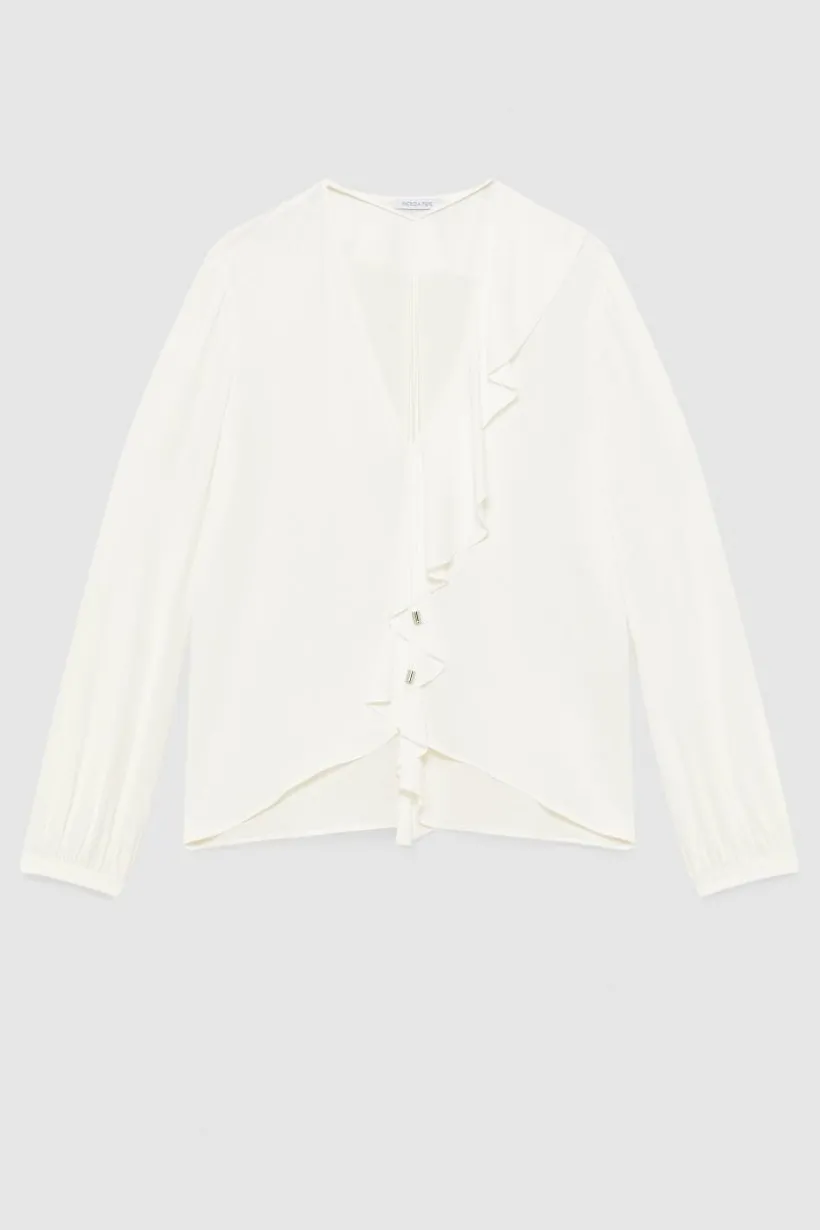 Blusa in crepe Essential