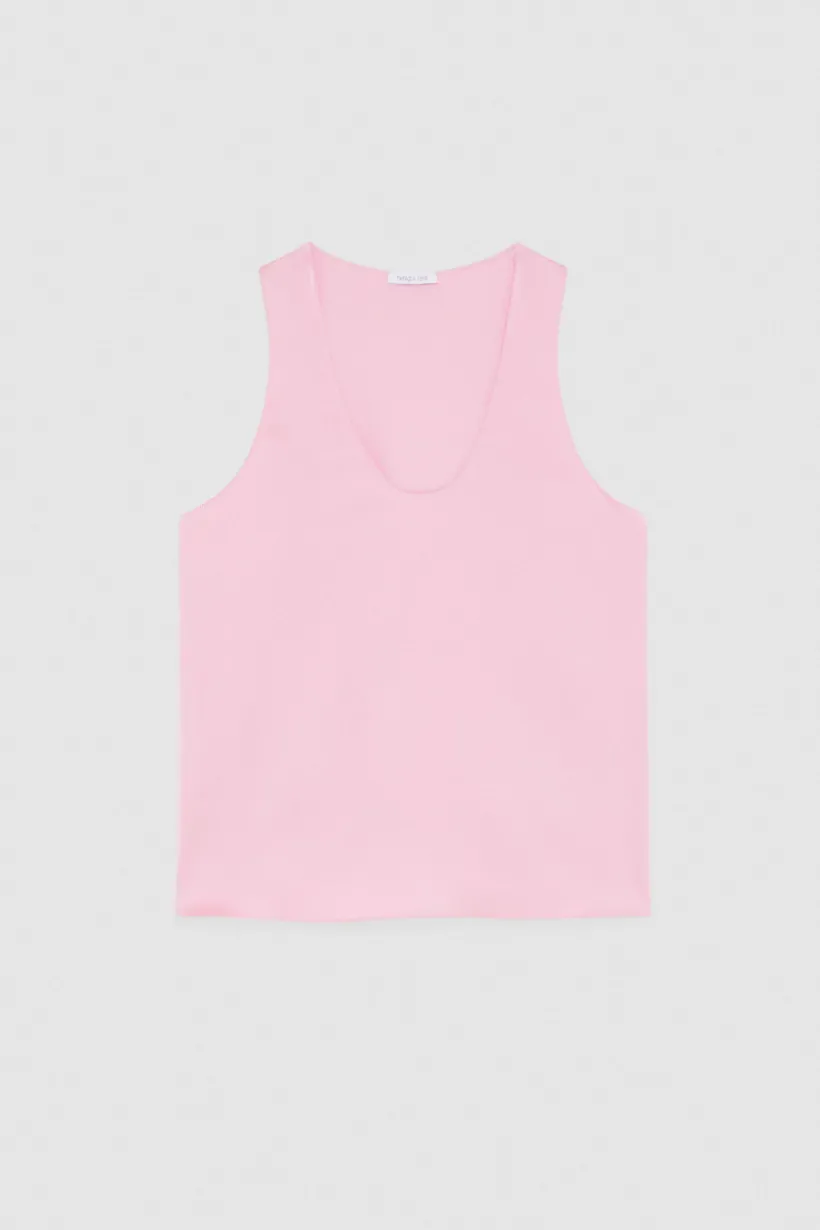 Blusa in raso lucido