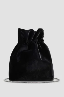 Borsa a sacchetto con strass