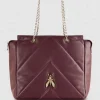Borsa a secchiello in pelle con zip