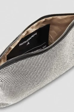 Borsa a spalla con strass