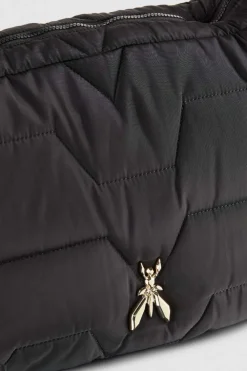 Borsa a spalla con zip in Nylon