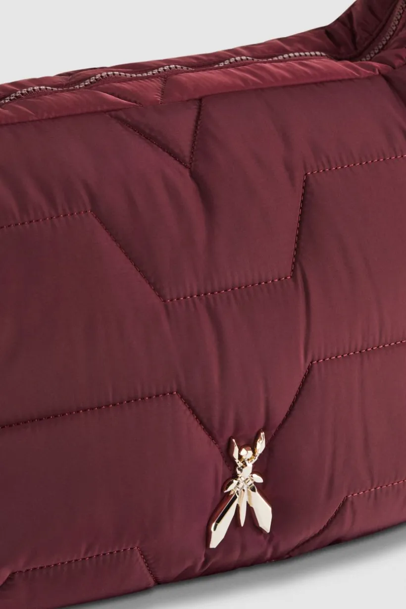 Borsa a spalla con zip in Nylon