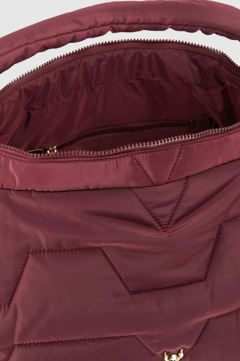 Borsa a spalla con zip in Nylon