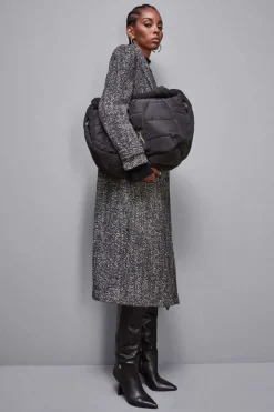 Borsa a spalla con zip in Nylon
