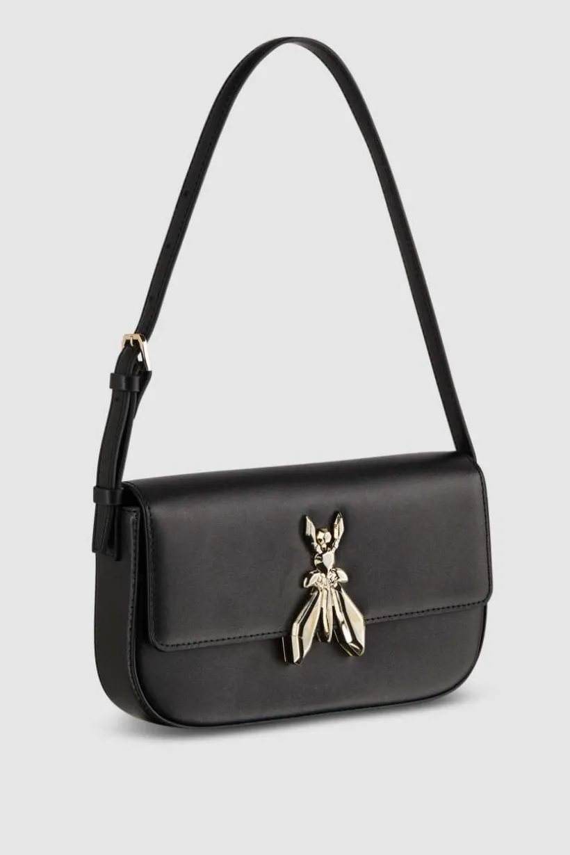 Borsa a spalla in pelle con tracolla