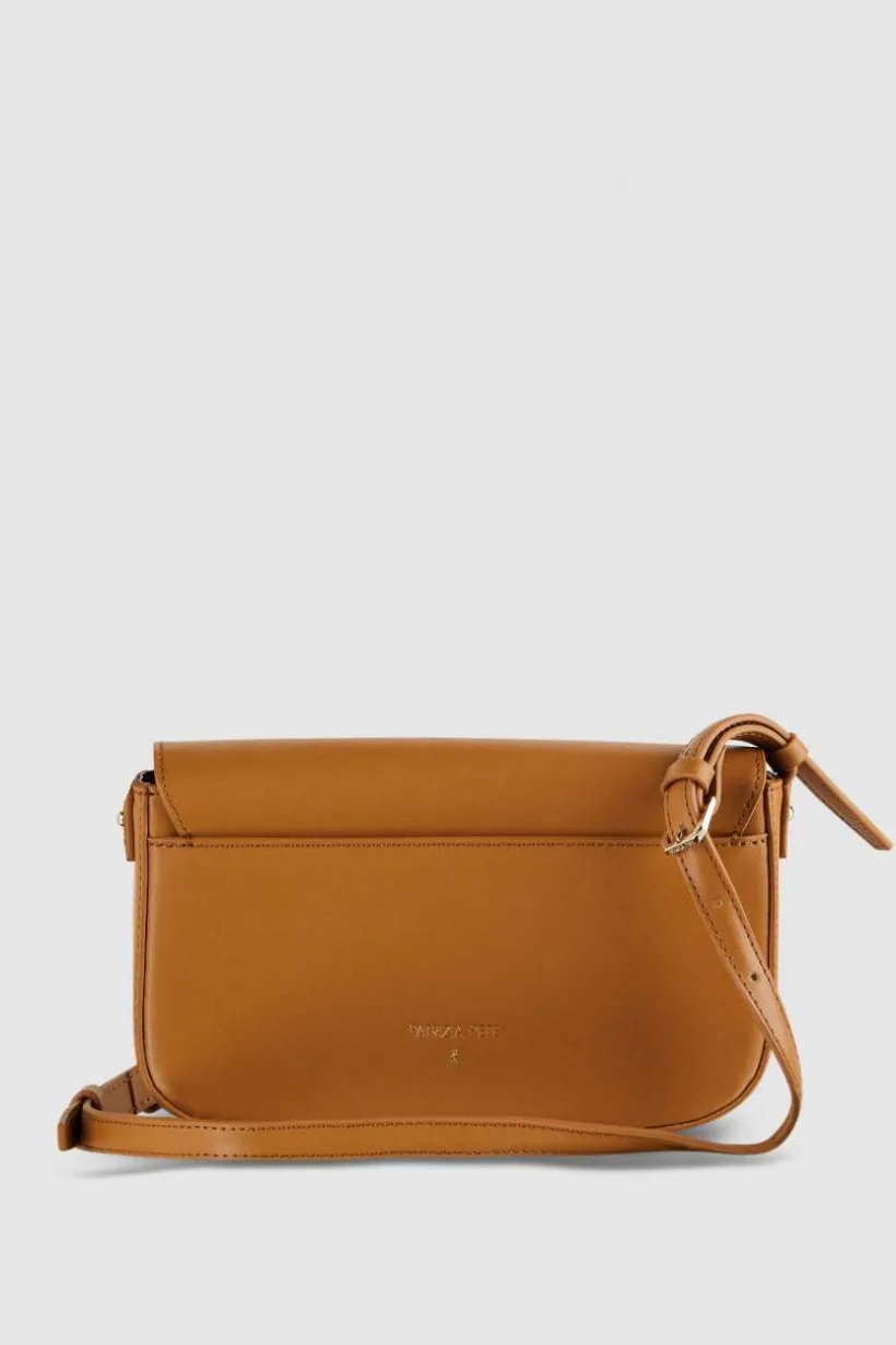Borsa a spalla in pelle con tracolla