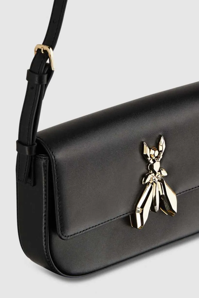 Borsa a spalla in pelle con tracolla