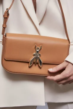 Borsa a spalla in pelle con tracolla