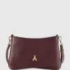 Borsa a tracolla con manici in pelle