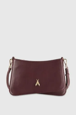 Borsa a tracolla con manici in pelle