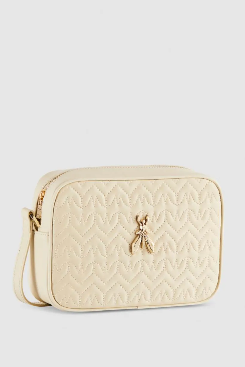 Borsa a tracolla in pelle trapuntata