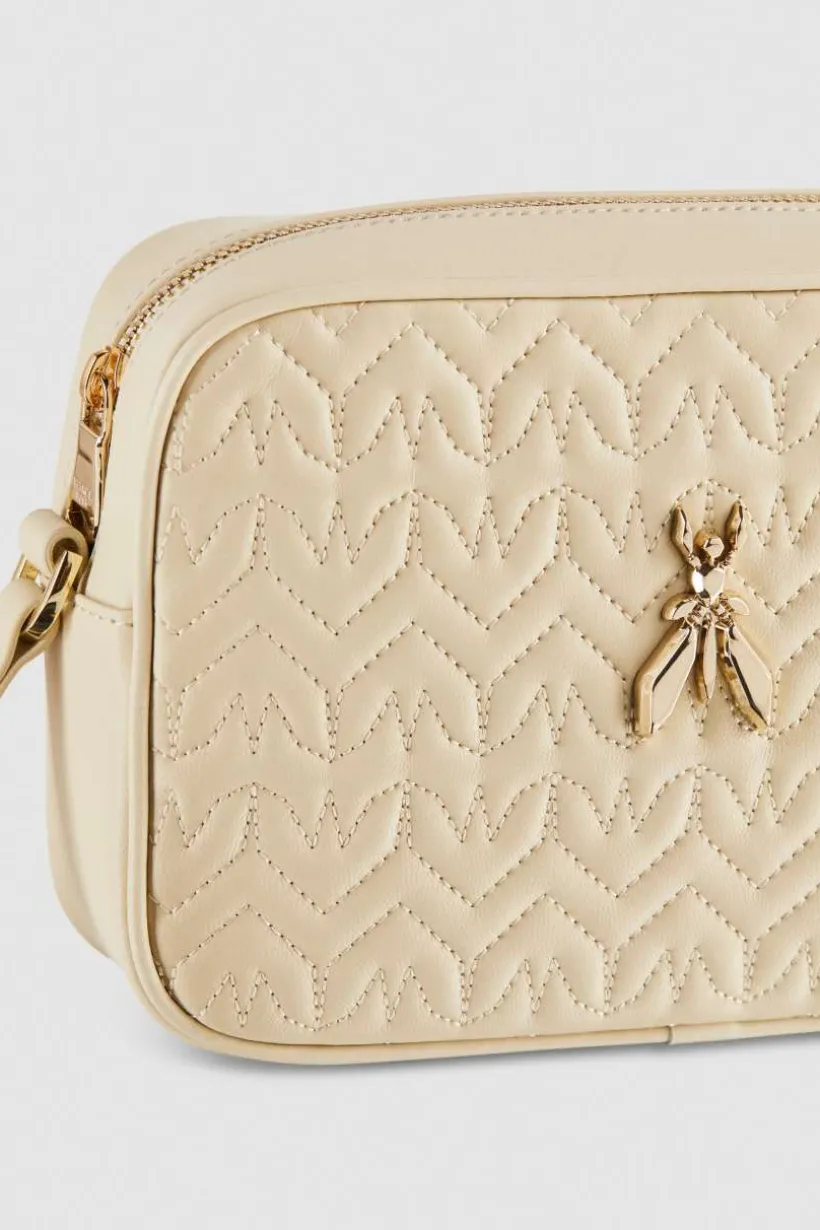 Borsa a tracolla in pelle trapuntata