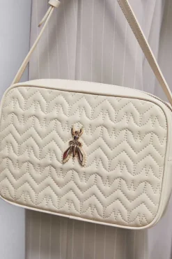 Borsa a tracolla in pelle trapuntata