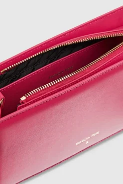 Borsa pocket con tracolla in pelle