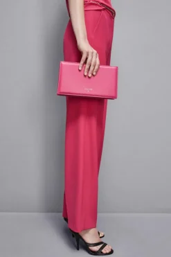 Borsa pocket con tracolla in pelle
