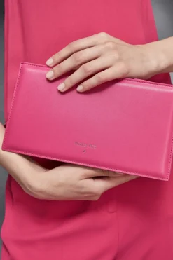 Borsa pocket con tracolla in pelle
