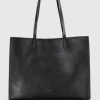 Borsa shopping in pelle martellata